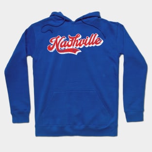 Nashville / Retro Typography Design Hoodie